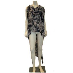 AllSaints Spitalfields Draconis Top. 100%Silk.